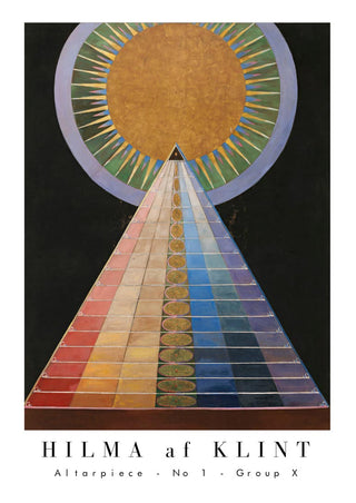 Hilma af Klint – „Ołtarz” nr 1, plakat