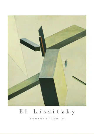 Plakat z wystawy El Lissitzky’ego