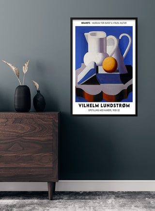 Plakat z wystawy Wilhelma Lundstrøma