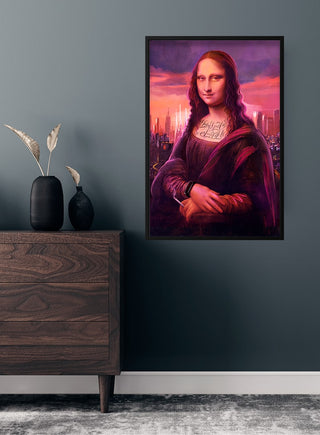 Plakat Współczesna Mona Lisa