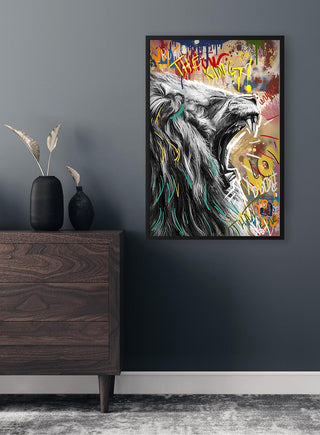 Plakat Graffiti Lion nr 1