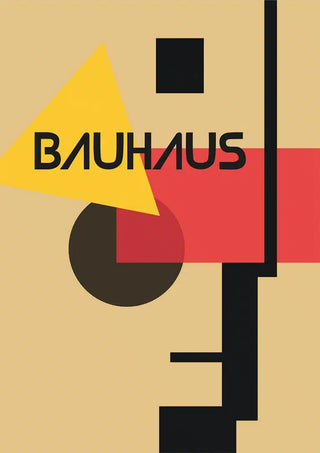 Plakat Bauhaus Retro