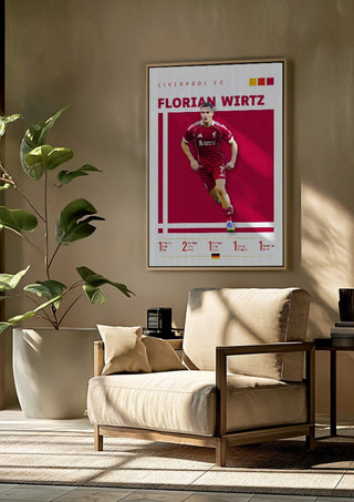 Florian Wirtz - Liverpool Football Poster