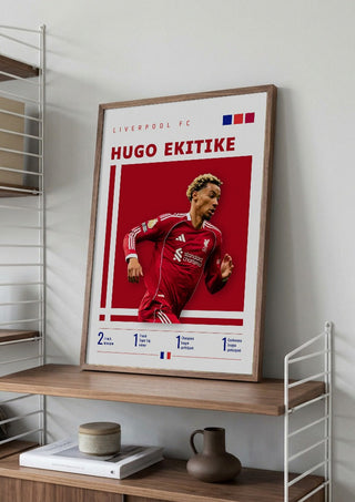 Hugo Ekitike - Liverpool Football Poster