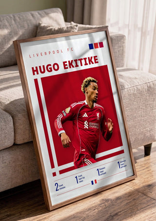 Hugo Ekitike - Liverpool Football Poster