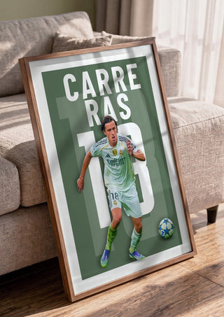 Carreras  - Real Madrid Football Poster