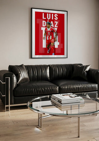 Luis Diaz  - Bayern Munich Football Poster