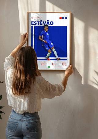 Estêvão - Chelsea Football Poster
