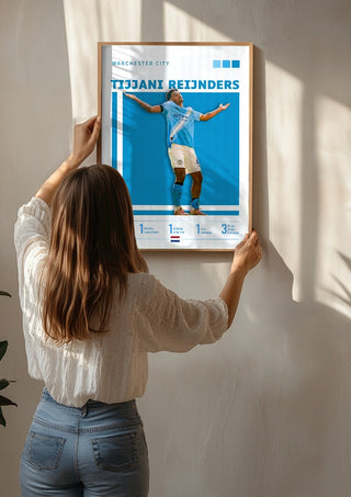 Tijjani Reijnders - Manchester City Football Poster