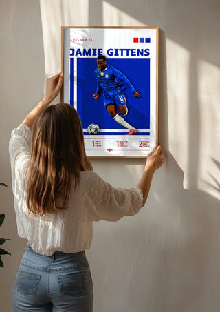 Jamie Gittens - Chelsea Football Poster