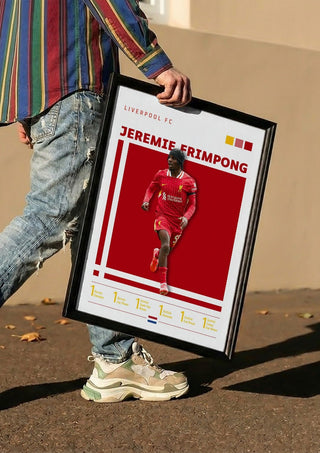 Jeremie Frimpong - Liverpool Football Poster