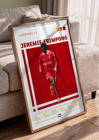 Jeremie Frimpong - Liverpool Football Poster