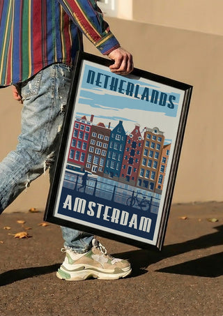 Amsterdam Travel Print