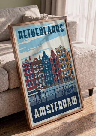 Amsterdam Travel Print