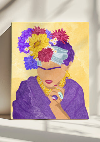 Frida and flowers - Raissa Oltmanns