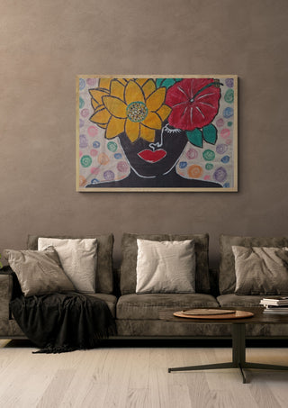 Hibiscus crown - Naïve Art by YLR