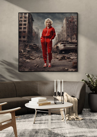 Red Velvet Apocalypse Tribute to Marilyn Monroe - Devour Art