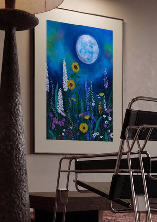Blue Moon Garden - Art By Biba