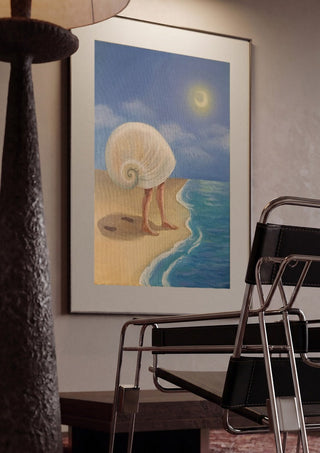Return to the sea by NeReid framed in a dim room beside a tubular steel chair