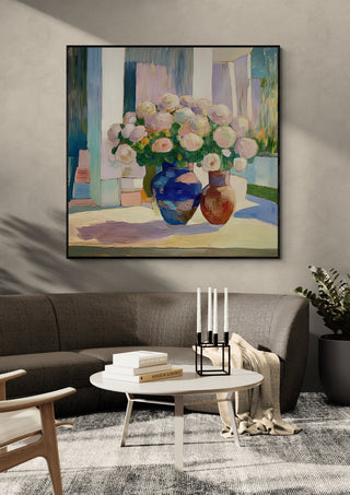 Roses in Two Vases - Elena Avanesova