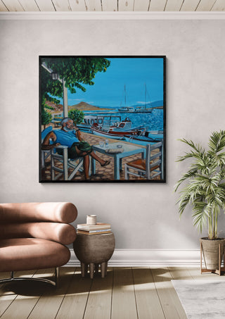 A Greece Fisherman - Nella Hajdu