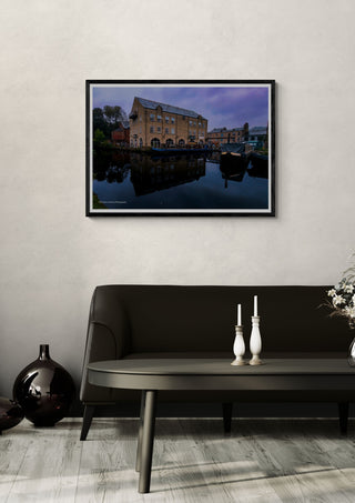 Canal Wharf at Dusk - Northern Gnome Photography