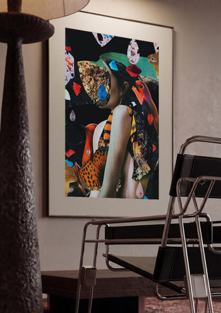 When the door slammed shut by Rocio Montoya framed in a dim room beside a tubular steel chair