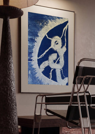 Fragility by Linor Citaku framed in a dim room beside a tubular steel chair