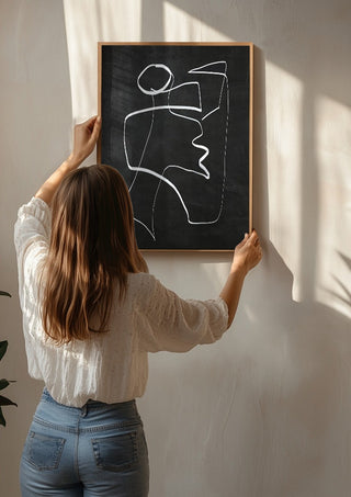 Form in Motion by ThingDesign being hung on a sunlit wall