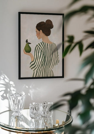 Woman and the Pear - Annika Persson