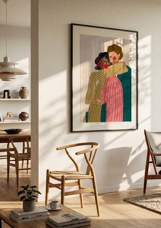 Loving Couple Embrace - Bea Müller