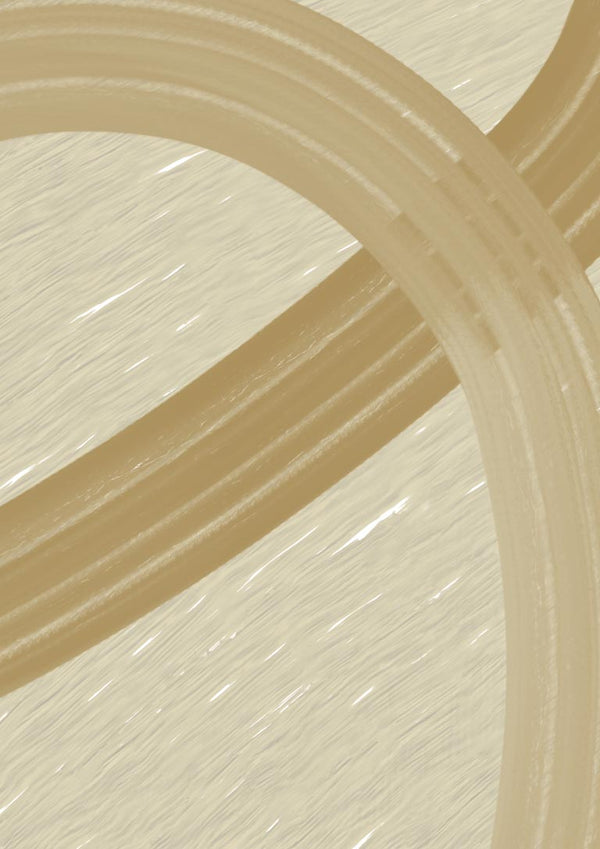Abstract beige and tan curved lines on a textured, light background for Clay Motion II - Yuli product page.