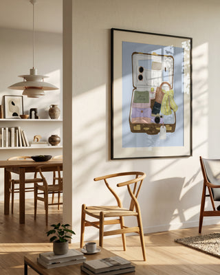 Suitcase by Lisen Vennesland in interior setting