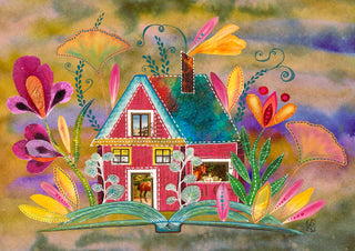 Whimsy Swedish Cottage by Enikő Marosváry-Kramcsák