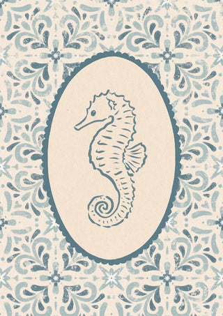 Coastal Seahorse Medallion - Katarzyna Gąsiorowska