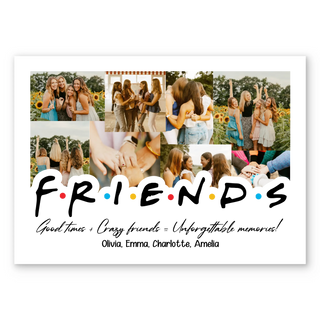 Przyjaciele - spersonalizowany plakat