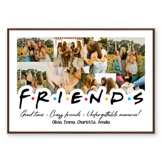 Przyjaciele - spersonalizowany plakat
