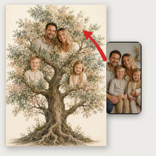 Nasze drzewo rodzinne – spersonalizowany plakat
