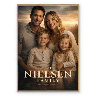 Family Movie Poster - Personalized Poster