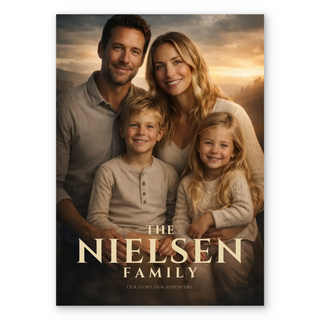 Rodzinny plakat filmowy – spersonalizowany plakat