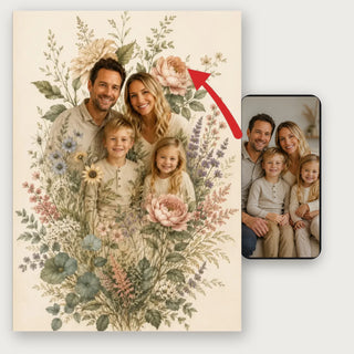 Rodzinny ogród – spersonalizowany plakat