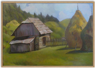 Barn and Haystacks - Cristina Iacob