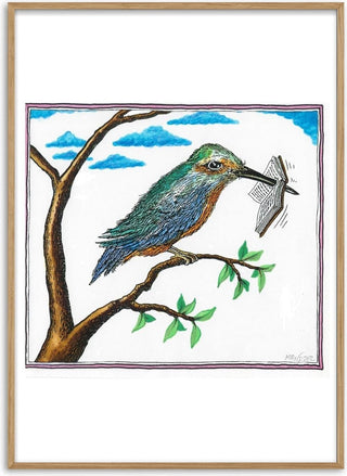 Bird with a Book - Waldemar Mandzel