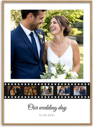 The Big Moment – Film Strip Collage Poster