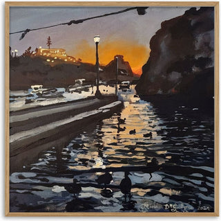 Dusk in Xlendi - Mariam De Giorgio