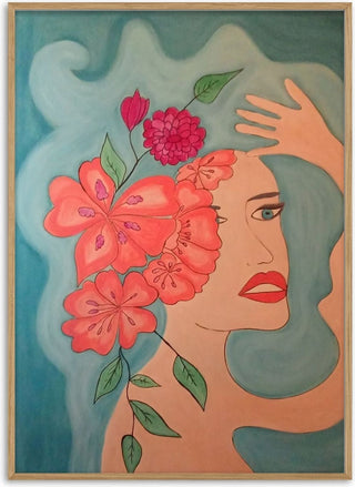 Flowers in head - Carmen Coduri