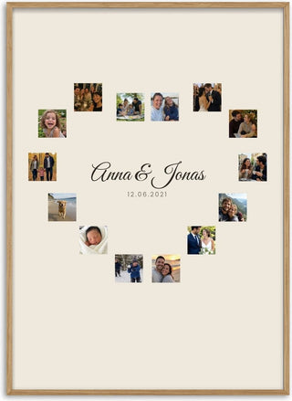 Heart Collage – Photos Around a Heart