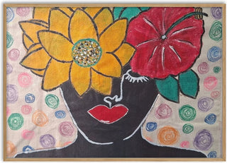Hibiscus crown - Naïve Art by YLR