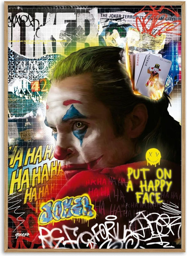 Joker - Ricardo Noble product cover featuring a vivid, graffiti-style portrait of the Joker in clown makeup.