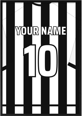 Juventus – Personalised Football Shirt Poster
